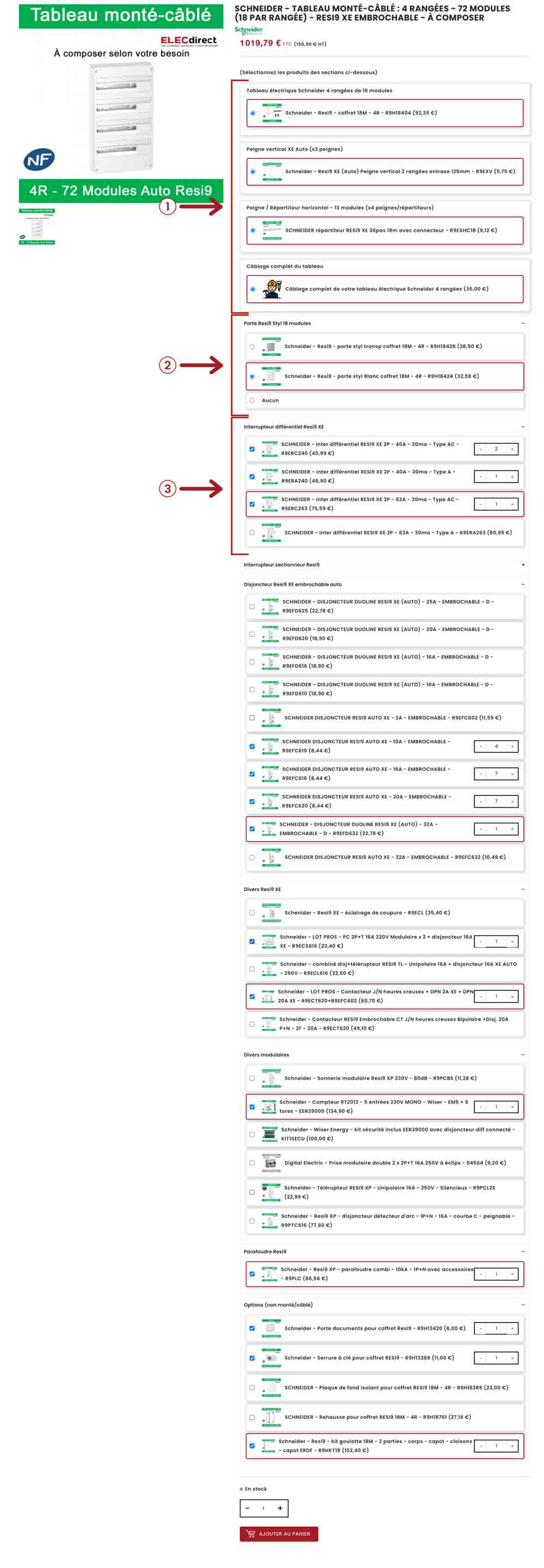 Comment configurer votre tableau électrique - étape 3